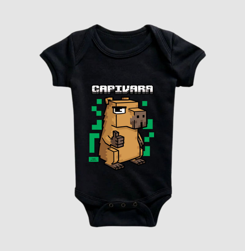 Camiseta Capycraft - Body Infantil