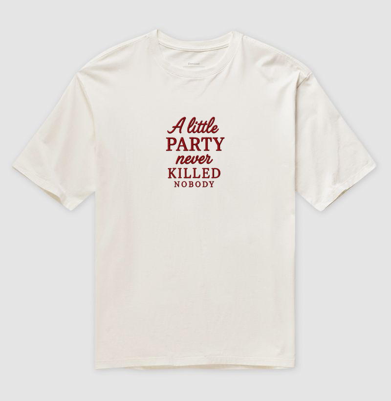 Camiseta Oversized Fitzgerald - por Hideout