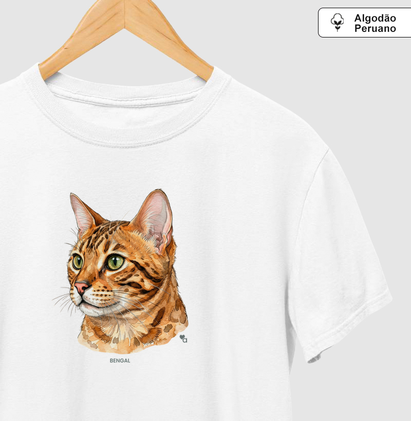 Gatos - Bengal - Algodão Peruano