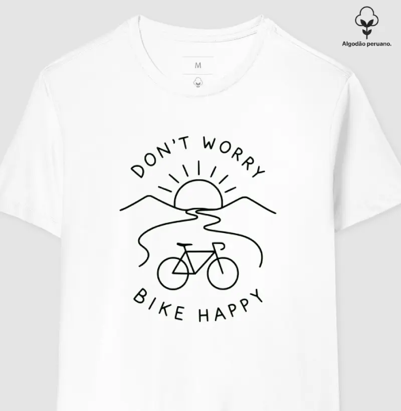Don't Worry: Estampa Off Black | Algodão Peruano