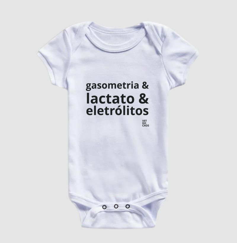 gasometria & lactato & eletrólitos dark - Body Infantil