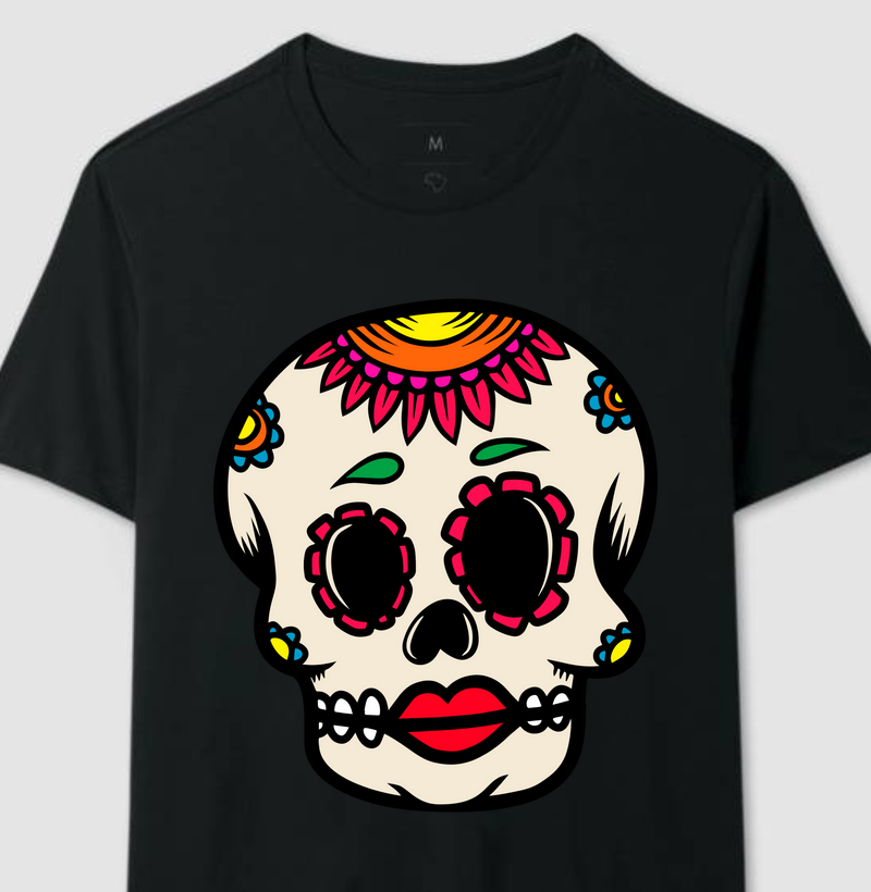 Coleção Caveiras Mexicanas - Boca Vermelha