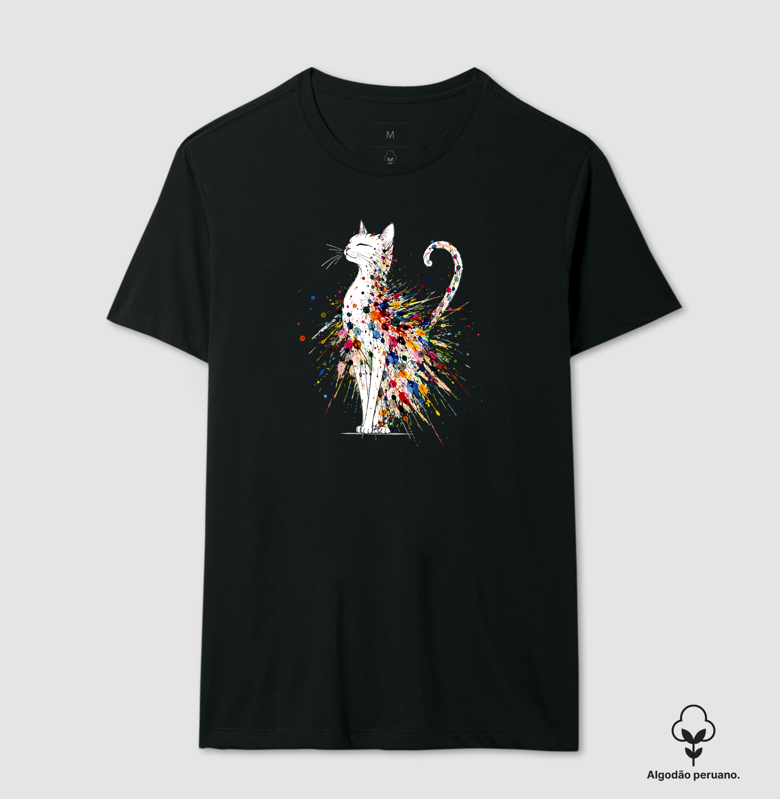 Explosão Felina - Camiseta Algodão Peruano