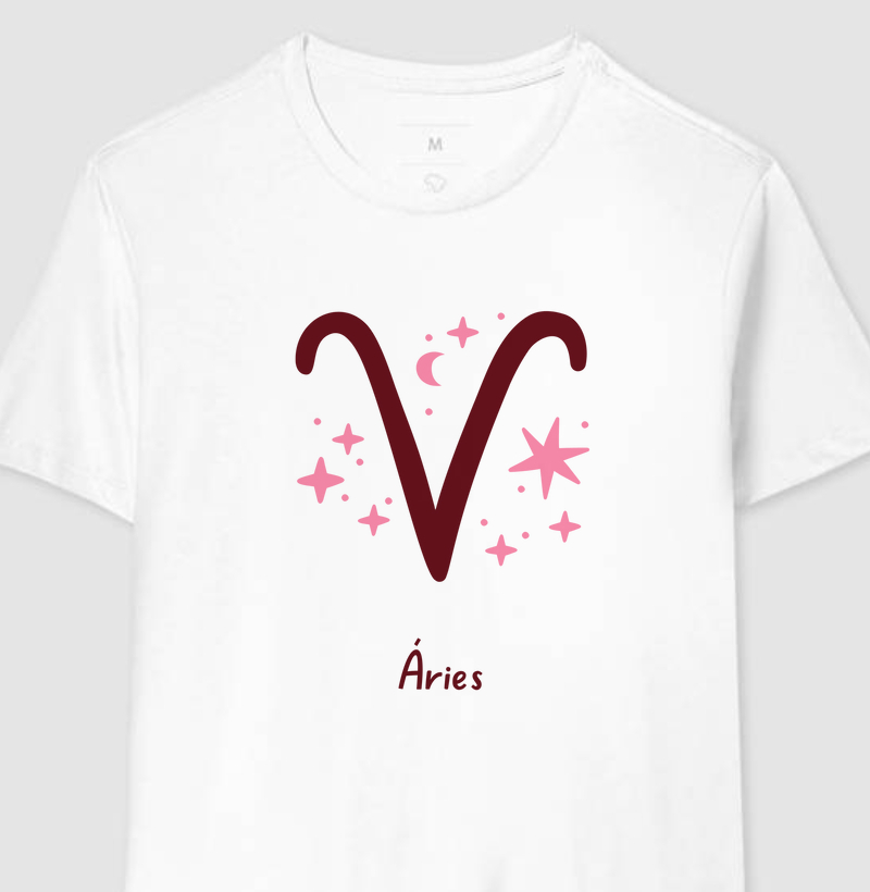 Camiseta Zodíaco signo de Áries