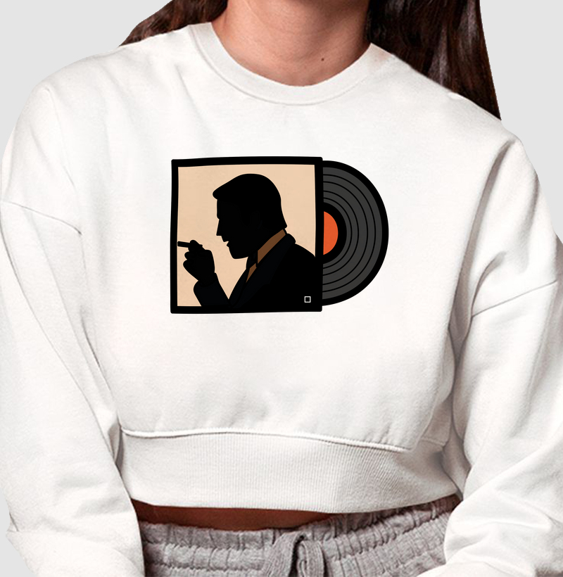 Cropped Moletom Inspiração Tom