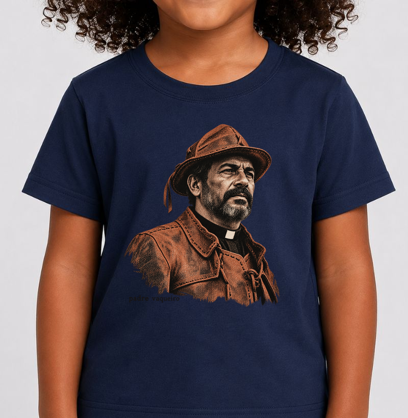 Padre Vaqueiro - Camiseta Infantil