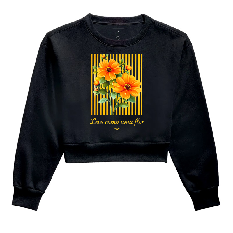 Camiseta Leve como uma flor 