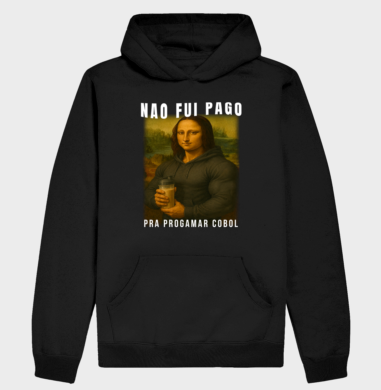 Não fui pago pra programar COBOL - Hoodie Moletom