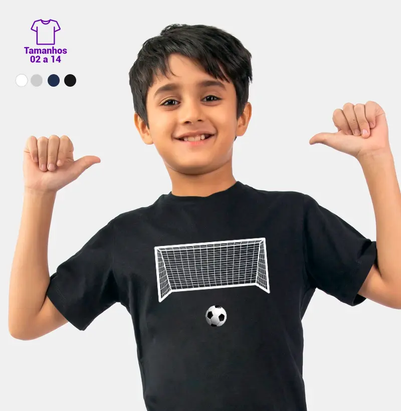 Camiseta Quem vai bater? - Kids
