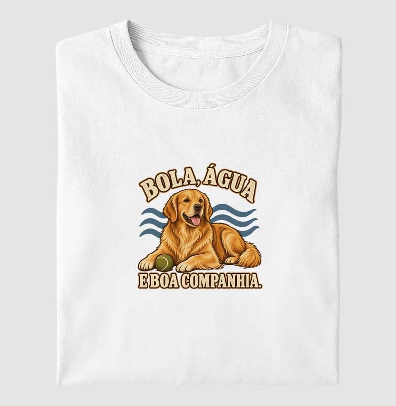 Bola, água e boa companhia.