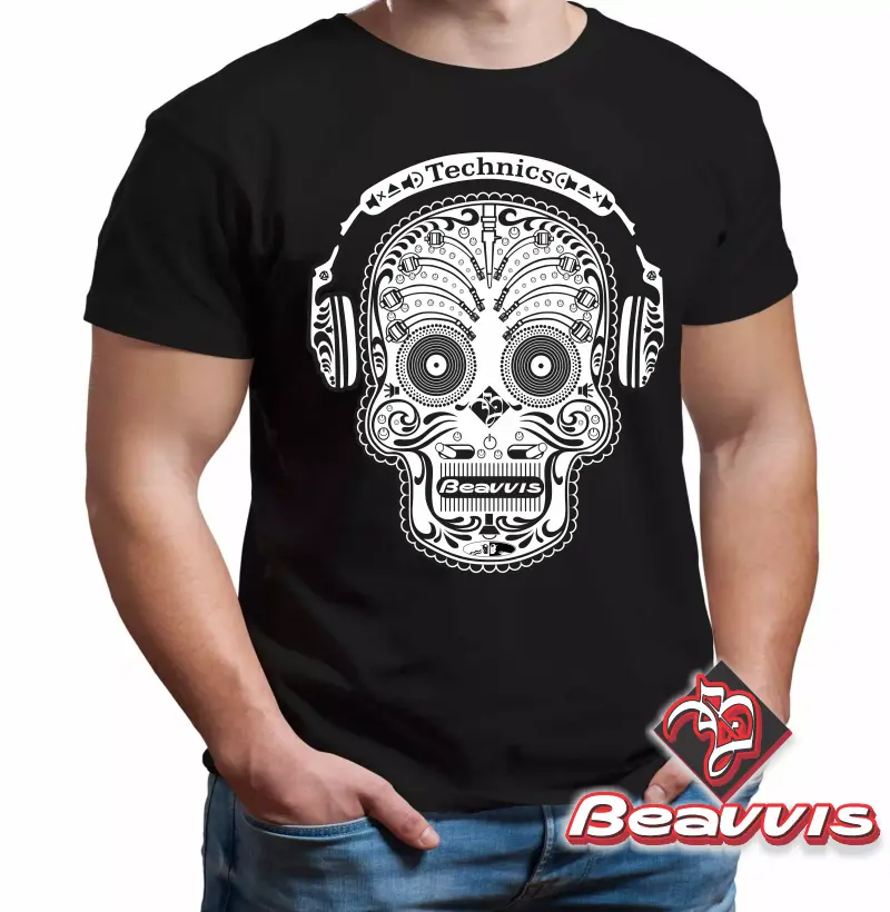 Camisa Crânio do DJ BVS