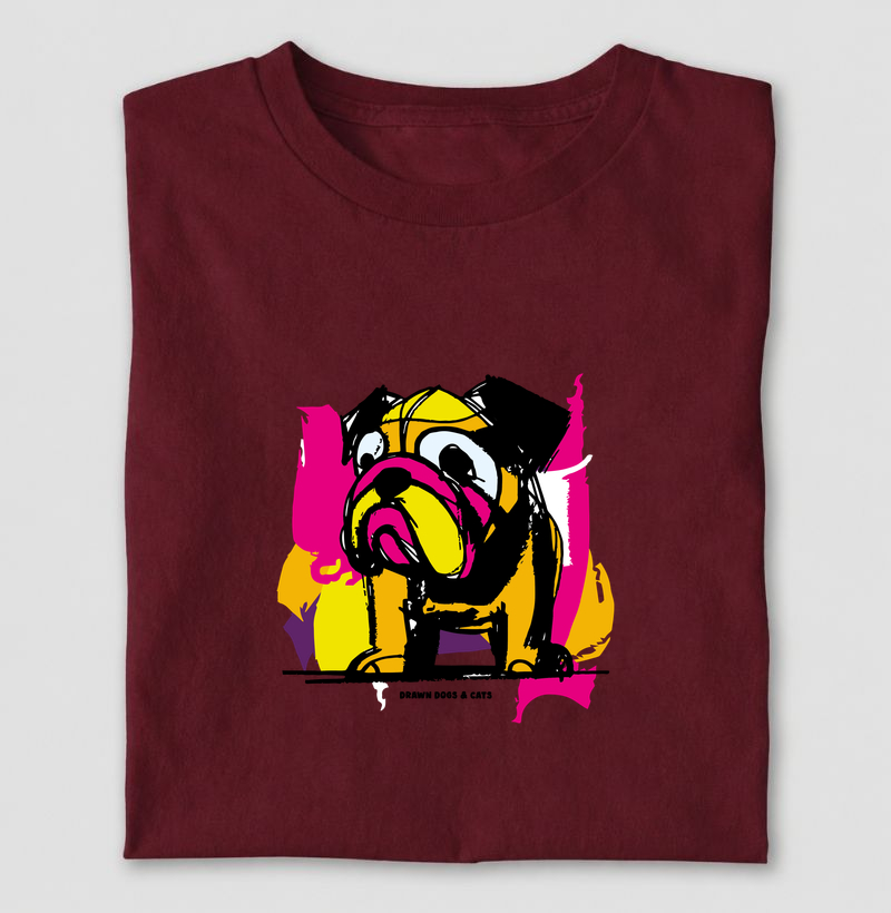 Bulldog colorido