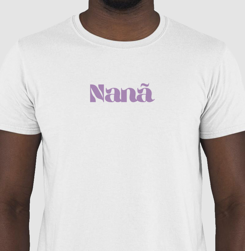 Camiseta Masculina de Algodão Nanã - Conexão com a Sabedoria Ancestral
