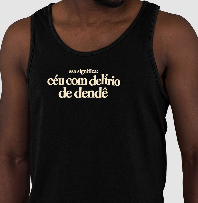 Delírio de dendê - Regata