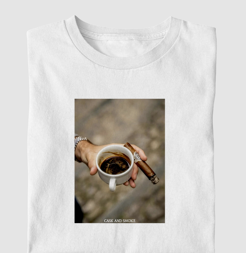Camiseta Charuto e Café