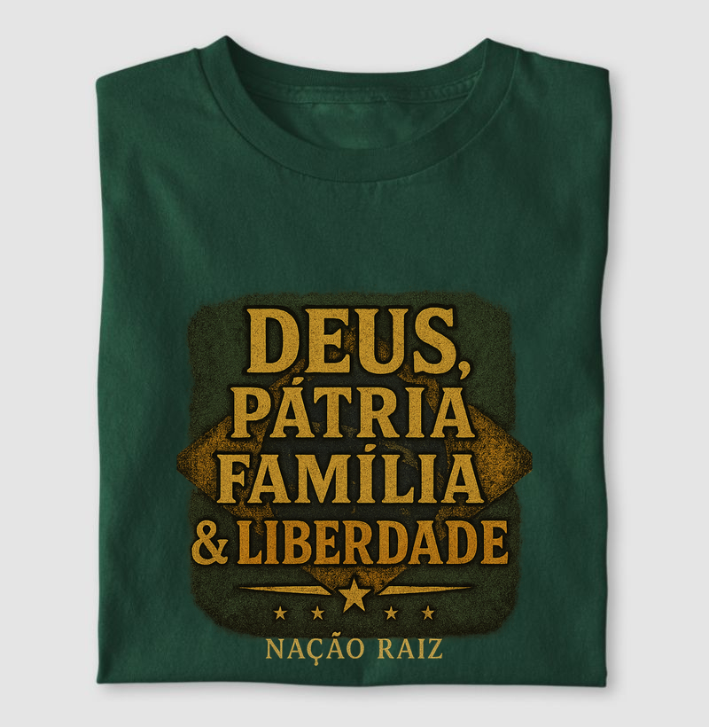 Deus pátria familia e liberdade - Camiseta