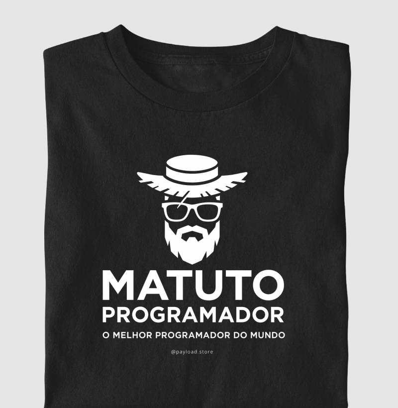 Camiseta Matuto Programador — O Melhor Programador do Mundo