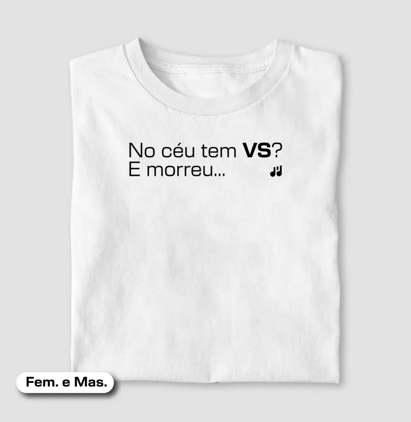 No céu tem VS? E morreu...