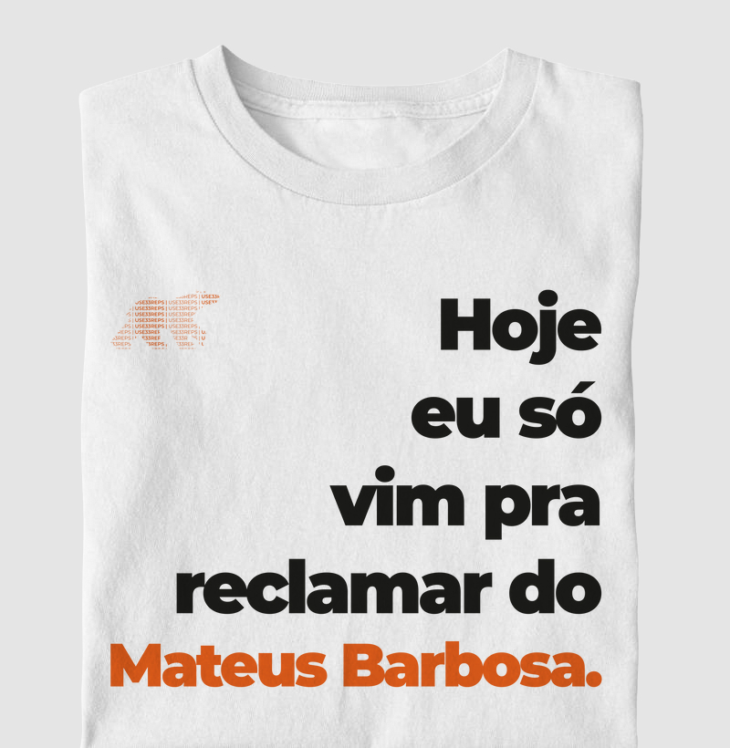 Reclamar do Mateus Barbosa[PARA COLOCAR O NOME PERSONALIZADO, MANDAR NO WHATSAPP ANTES DA COMPRA]