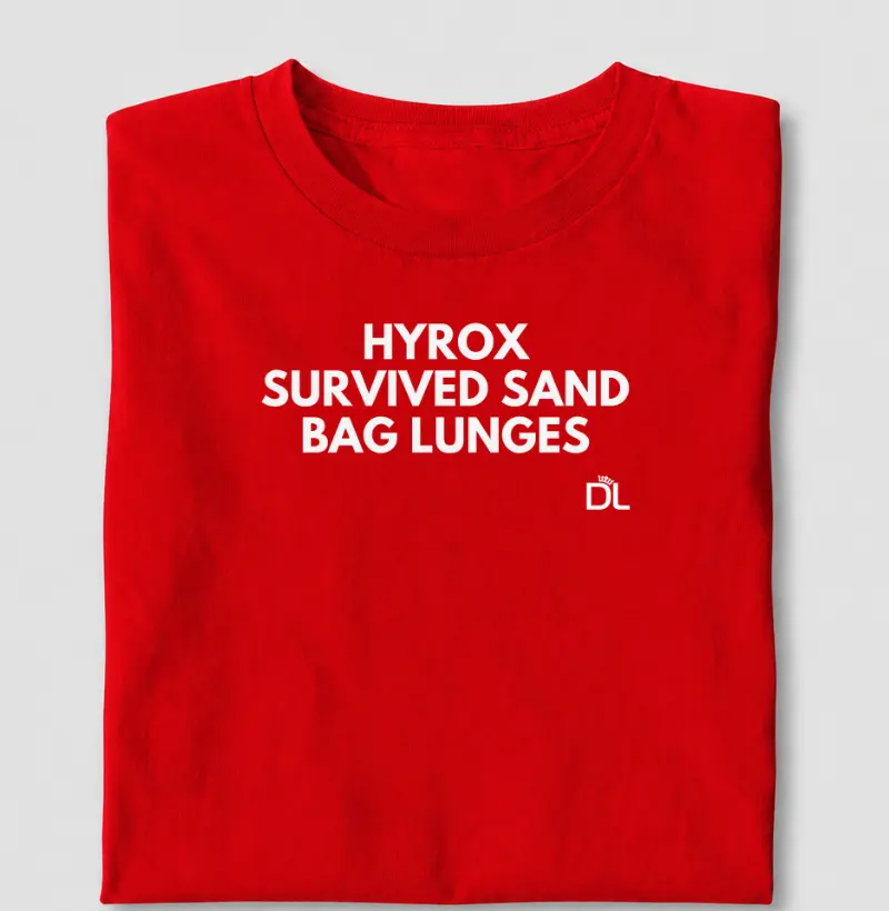 Hyrox Survived sand bag lunges 2