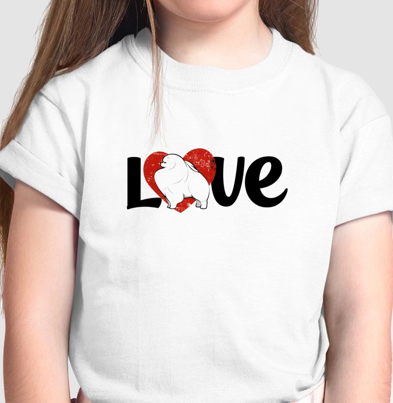 Camiseta Infantil Pomerania Love