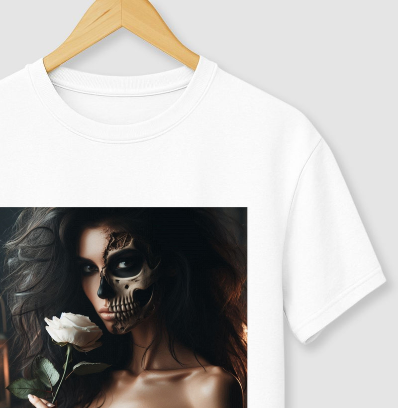 Camiseta RCV Rosa Caveira Mística