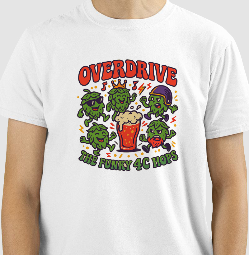 Camiseta Overdrive – The Funky 4C Hops