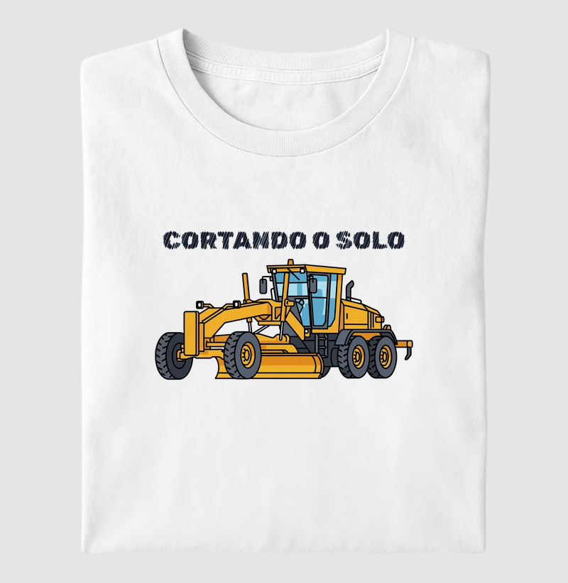 Motoniveladora - Cortando o solo