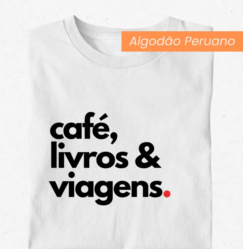 Café, livros e viagens