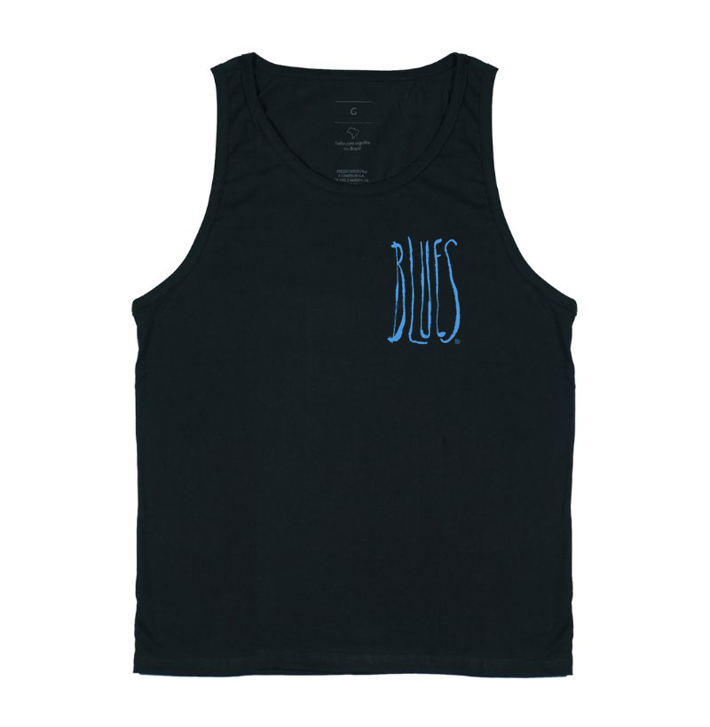 Blues Lettering Art - Bolso