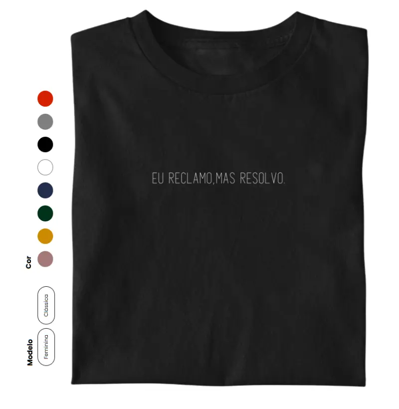 EU RECLAMO, MAS RESOLVO.