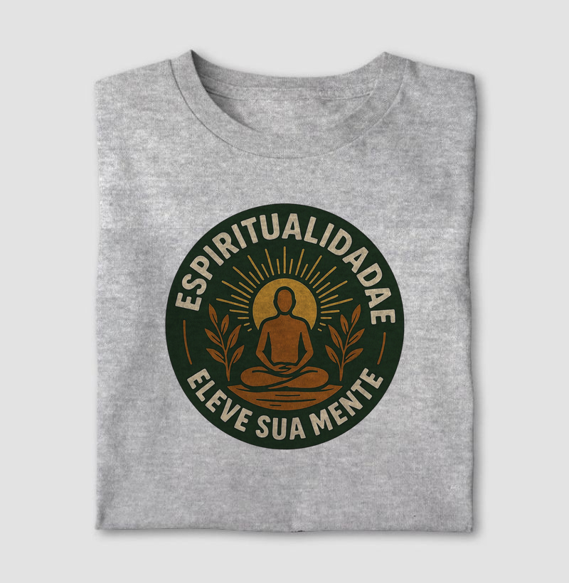 🧘‍♂️ Estampa: Espiritualidade – Eleve sua Mente