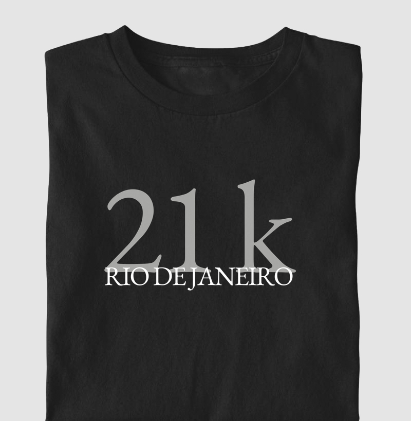 Camiseta Meia Maratona - 21K Rio de Janeiro