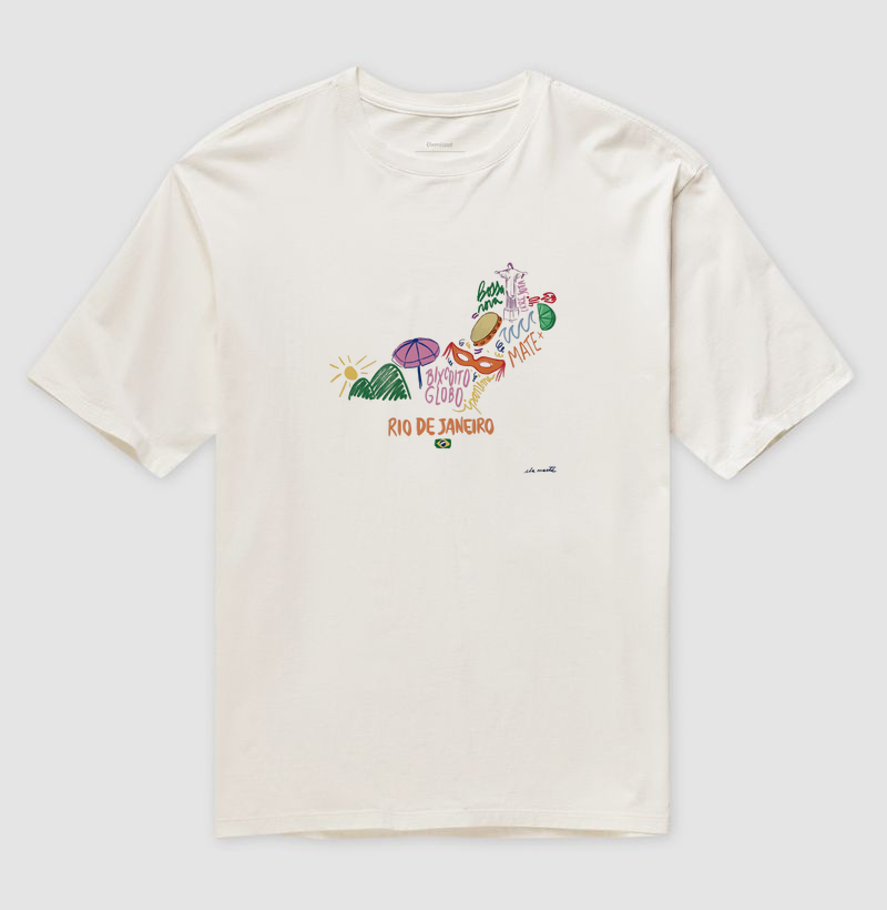 Camiseta Oversized Alma Fluminense