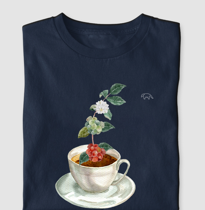 Flor de café na xícara