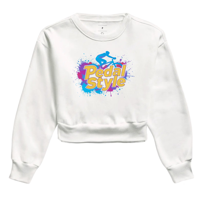 Cropped Moletom Ps neon