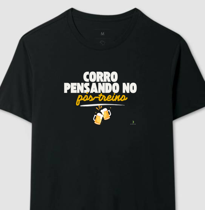 Corro pensando no pós treino