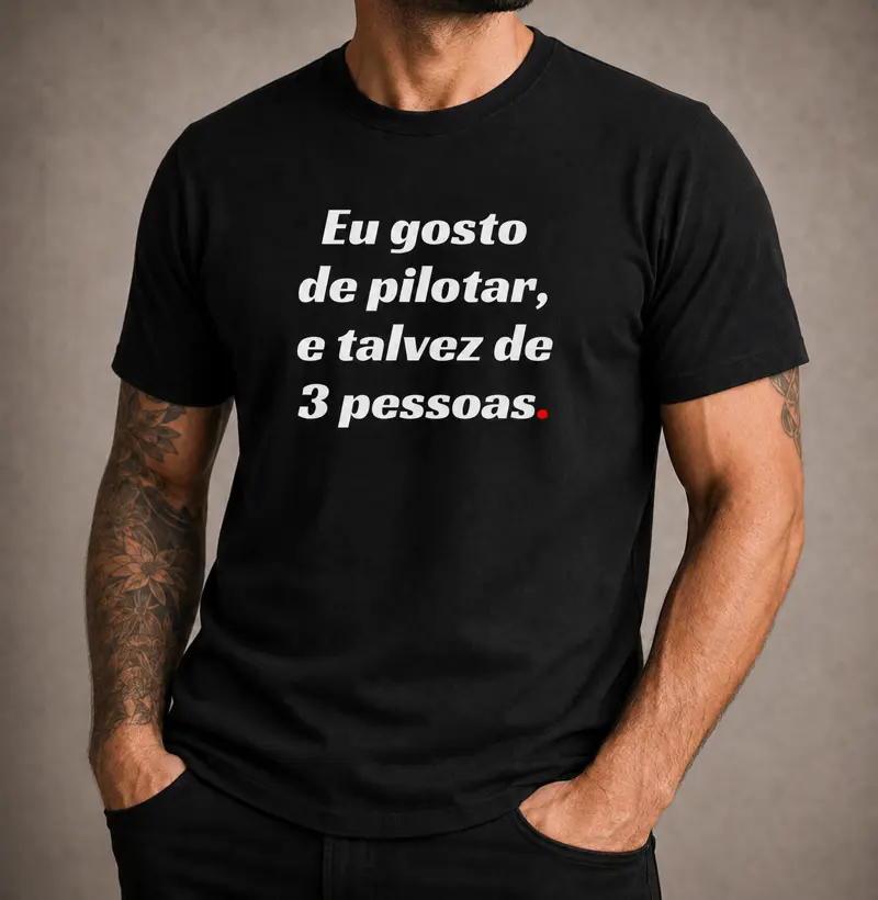 Eu gosto de pilotar