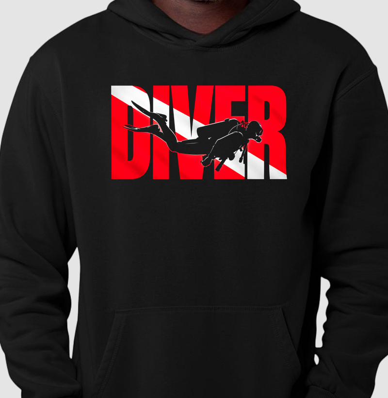 Diver Offshore Flag - Hoodie Moletom