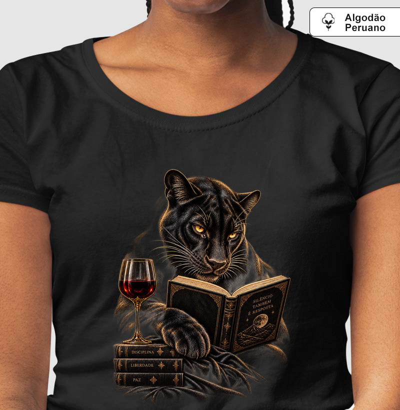 Camiseta Pantera Leitora