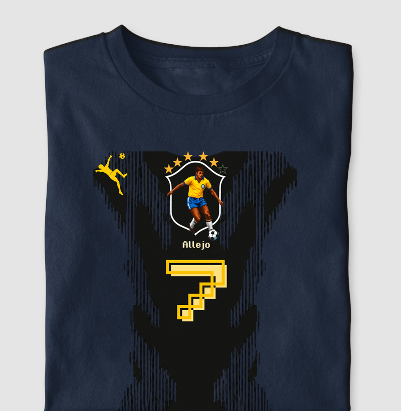 Brasil Hexa Allejo 7 - Uniforme Azul