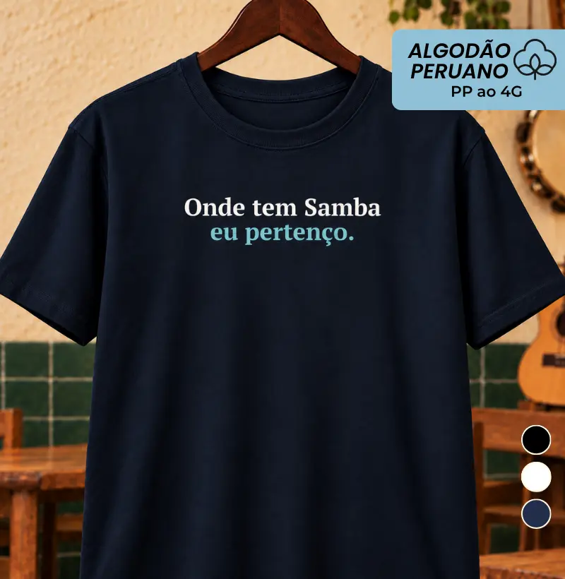 Onde tem samba eu pertenço