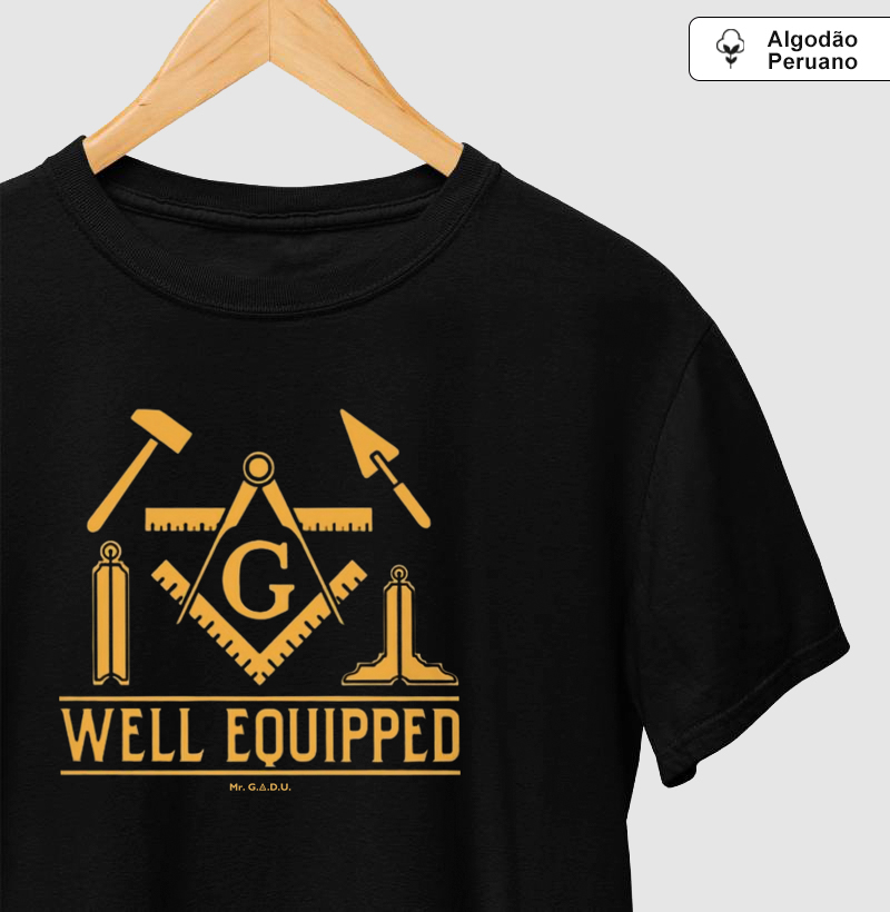 Camiseta Bem Equipado Algodão Peruano - Mr. GADU