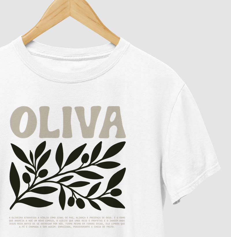 CAMISETA RAMO DE OLIVEIRA 
