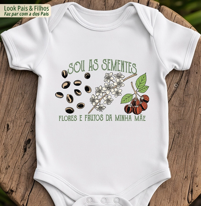 Sou as sementes, flores e frutos da minha mãe