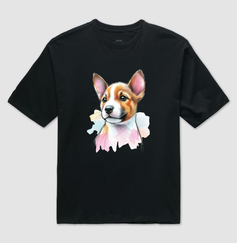 Basenji Red & White Puppy