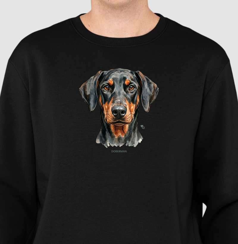 Cães - Doberman - Moletom Suéter
