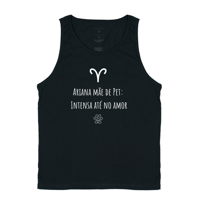 Camiseta Signo Áries Minimalista | Pet Lover / Astrologia