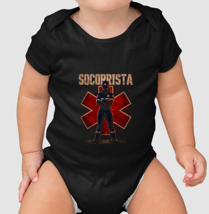 Socorrista Hero Mulher - Body Infantil