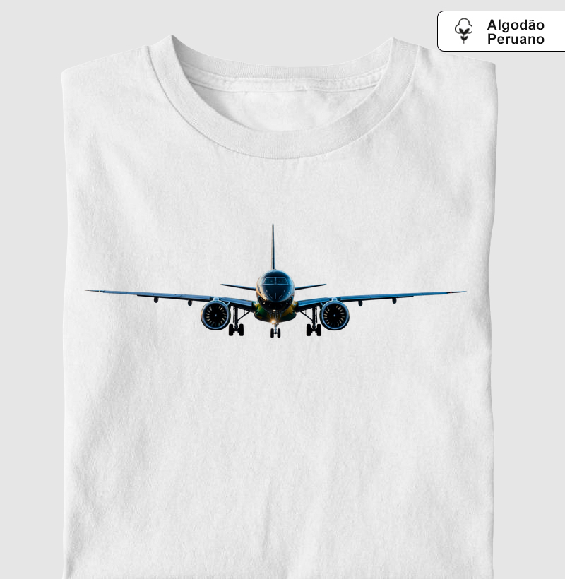 Embraer E195-E2 - Silhouette | Algodão Peruano